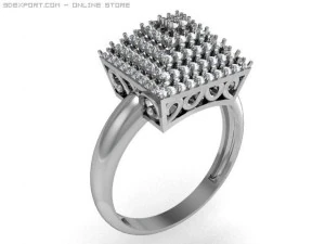 Verlobungsring 3D Modell