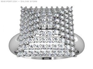 engagement ring 3D Модель