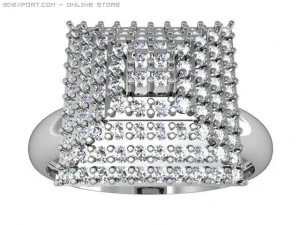 engagement ring 3D Model