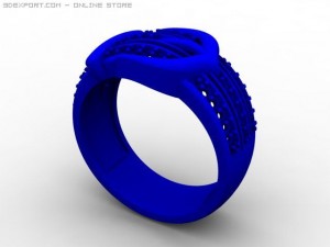 engagement ring 3D Model