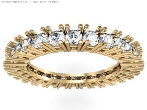 engagement ring Modelo 3D
