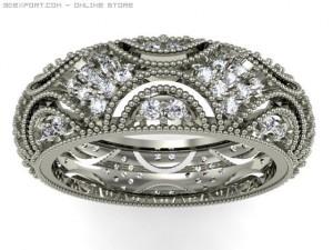 engagement ring Modelo 3D