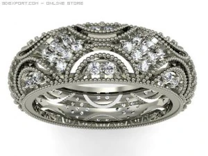 Verlobungsring 3D Modell