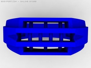 mens ring Model 3D