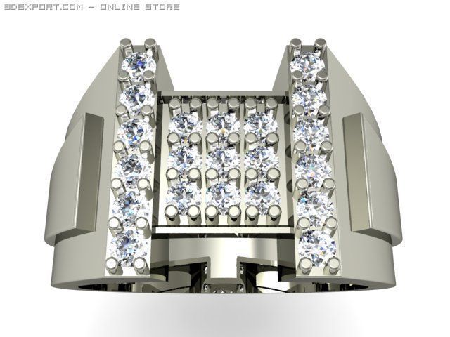 mens ring 3Dモデル .c4d .max .obj .3ds .fbx .stl .blend 