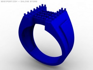 mens ring 3Dモデル