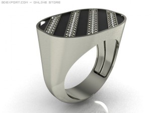 mens ring Modèle 3D