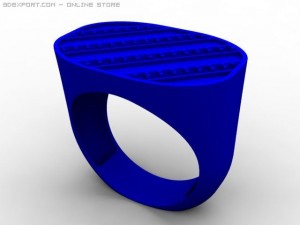mens ring Modèle 3D