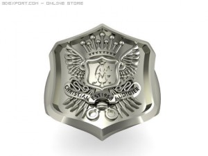mens ring Modelo 3D