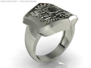 mens ring 3D Модель