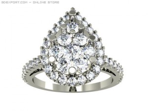 engagement ring Modelo 3D