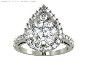 Verlobungsring 3D Modell