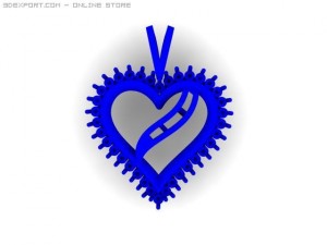 heart pendent 3D Модель