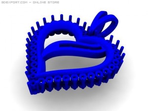 heart pendent 3D Модель