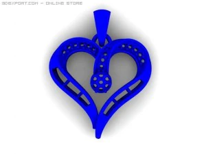 heart pendent 3D Model