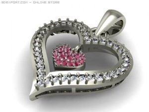 heart pendent 3D Model