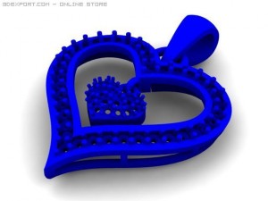 heart pendent 3D Model