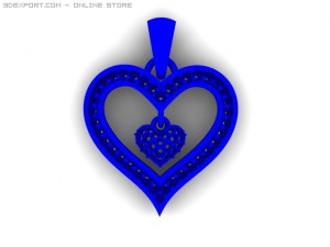 heart pendent 3D Model