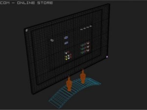 70in hdtv 3D-Modell