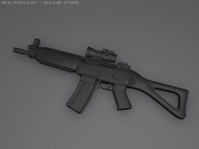 sig sauer 3D Model .c4d .max .obj .3ds .fbx .stl .blend 