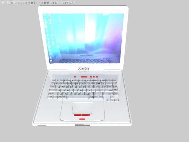 laptop 3D Model .c4d .max .obj .3ds .fbx .stl .blend 