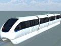 monorail train Modelo 3D