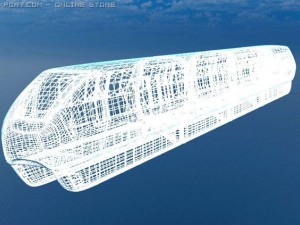 monorail train Modelo 3D