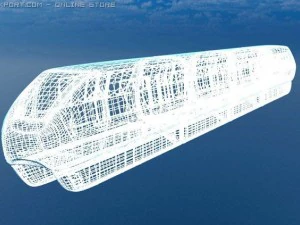 monorail train 3D Model