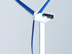 stazione del vento Modello 3D