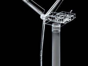 wind station 3D Модель