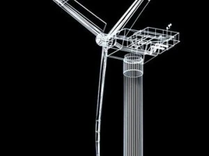 wind station 3D Model