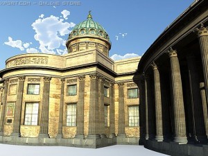 kazan cathedral Modelo 3D