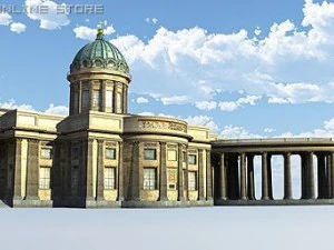 Catedral de Kazan Modelo 3D