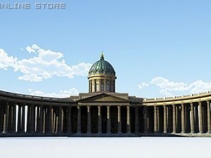 kazan cathedral 3D 模型