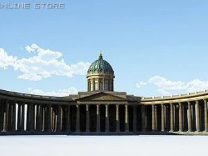 Catedral de Kazan Modelo 3D