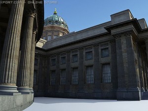 kazan cathedral 3D 模型