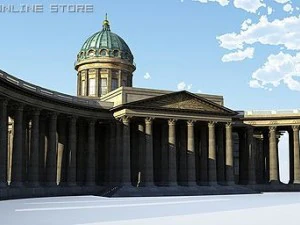 Catedral de Kazan Modelo 3D
