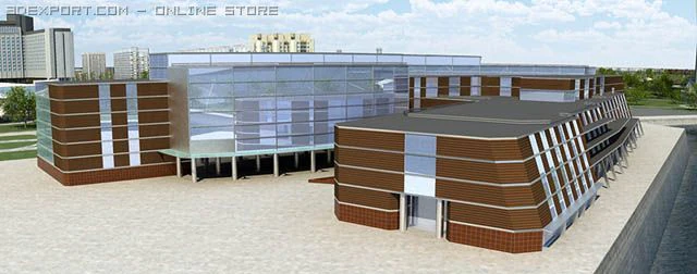 city building 3D Model .c4d .max .obj .3ds .fbx .stl .blend 