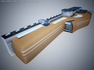 office centre 3Dモデル