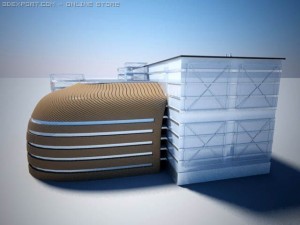 office centre 3Dモデル