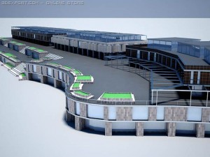 city building  business centr Modèle 3D