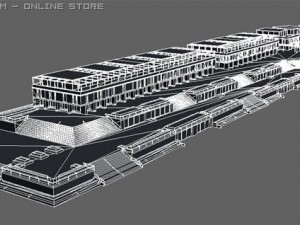 city building  business centr Modèle 3D