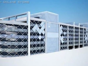 office centre  parking 3D Model