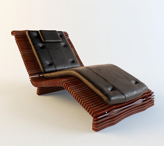 lounge pacific green luxor chaise Modèle 3D .c4d .max .obj .3ds .fbx .stl .blend 