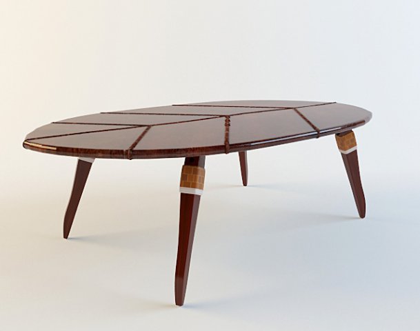 coffee table zulut pacific green Modelo 3D .c4d .max .obj .3ds .fbx .stl .blend 