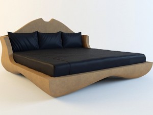 bed turri pegaso Modelo 3D