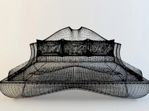 bed turri pegaso 3D Model