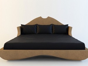 bed turri pegaso 3D 模型