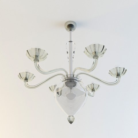 chandelier gallery veronese 3D 模型 .c4d .max .obj .3ds .fbx .stl .blend 