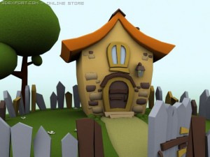 cartoonic house 3D Model